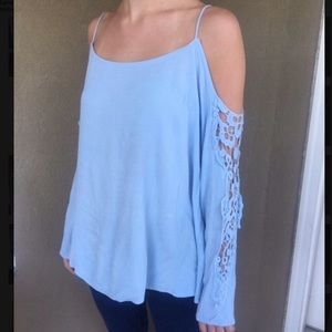 ☀️Miami sky blue top